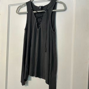 American Eagle Soft & Sexy Lace-up Tank - size x-small